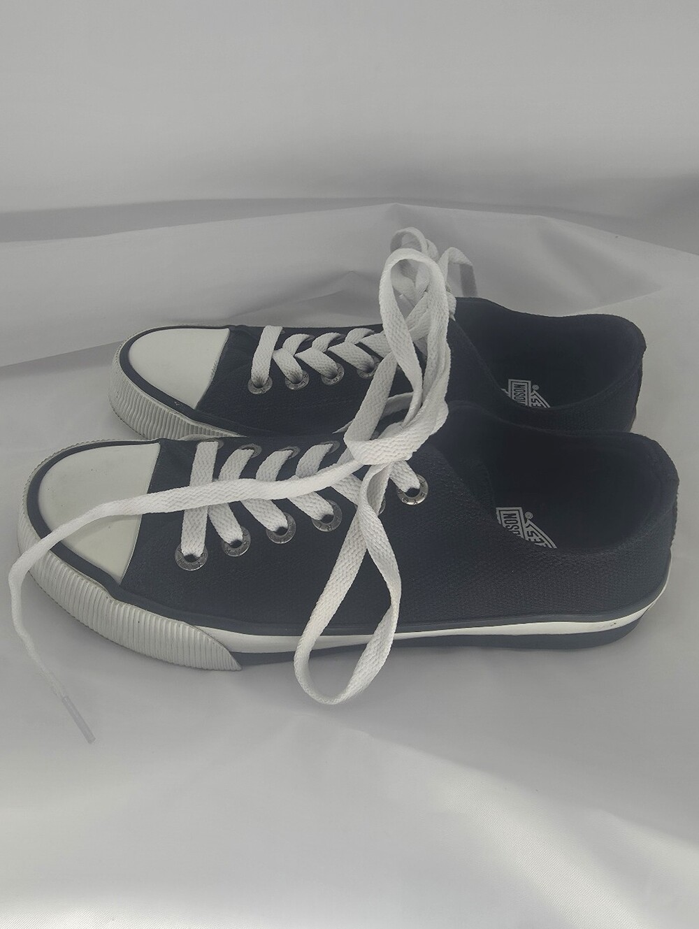 Harley-Davidson Women's Zia Sneaker Black Canvas - D83817 Color BLACK Size 8